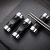Stainless Steel Chinese Chopstick Rest Chopsticks Holder Chopsticks Spoon Pillow Shape Rack Reusable Kitchen Tableware