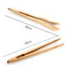 18Cm Wooden Tea Tweezer Bacon Tea Clip Tongs Bamboo Kitchen Salad Food Toast