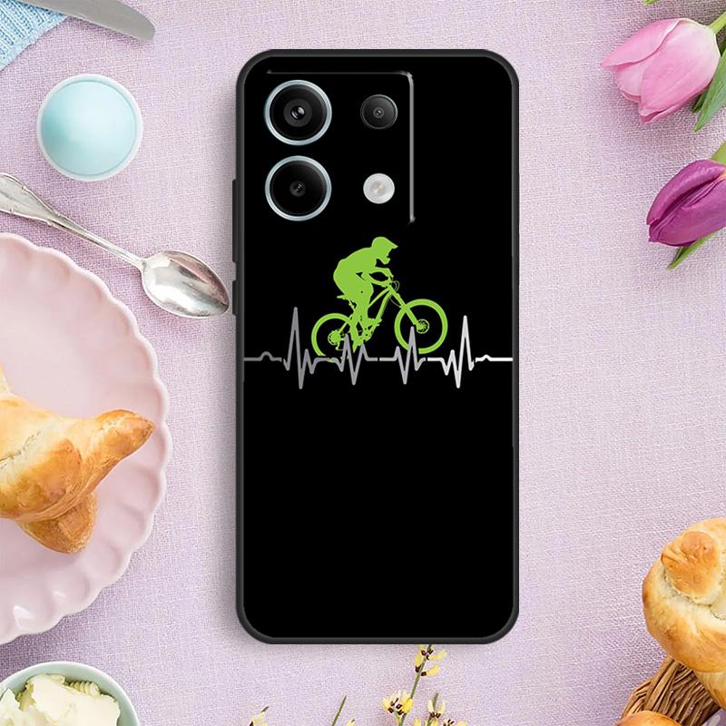 MTB Mountain Bike Cycling Bicycle Case For Xiaomi Redmi Note 14 10 11 12 13 15 Pro Plus Cover For Redmi 15 15C 13C 12C 10C 14C