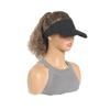 Baseball Cap Ponytail Curly Hair With Cap Hollow Top Summer Sunshade Cap Wig  Travel