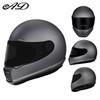 3C Certified Retro Fiberglass Full Face Helmet for Motorcycles and Scooters