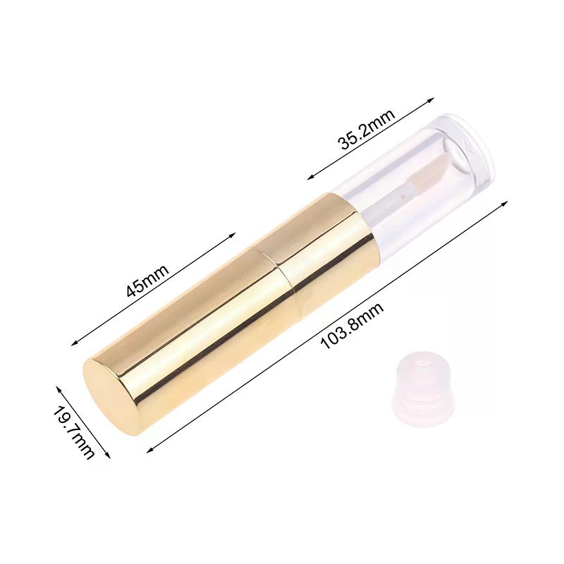 Double-ended Empty 2.5ml Clear Lip Gloss Tube Refillable Lip Balm Bottles Lipstick Containers For Travel Women Girls DIY Makeup