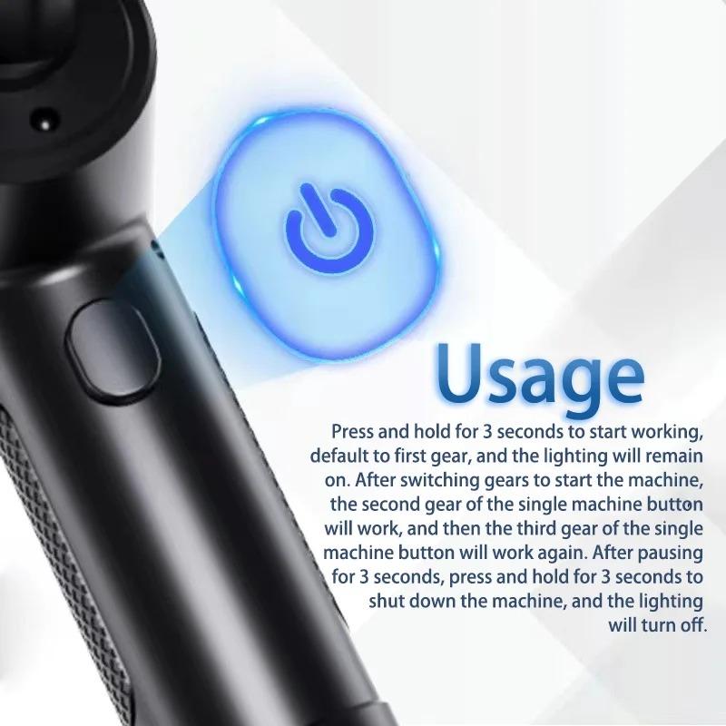 Stlačený vzduch Duster 51000 ot./min. Pro klávesnici počítače PC Car Clean USB nabíjení Přenosný elektrický odprašovací bezdrátový vzduchový ventilátor