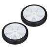 2Pcs Air Compressor Wheel Set 6in Plastic Rubber Air Compressor Caster for Replacement