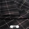 Japanese Plaid Pleated Skirt Fabric - Yarn-Dyed Polyester for DIY Scrunchies & Crafts