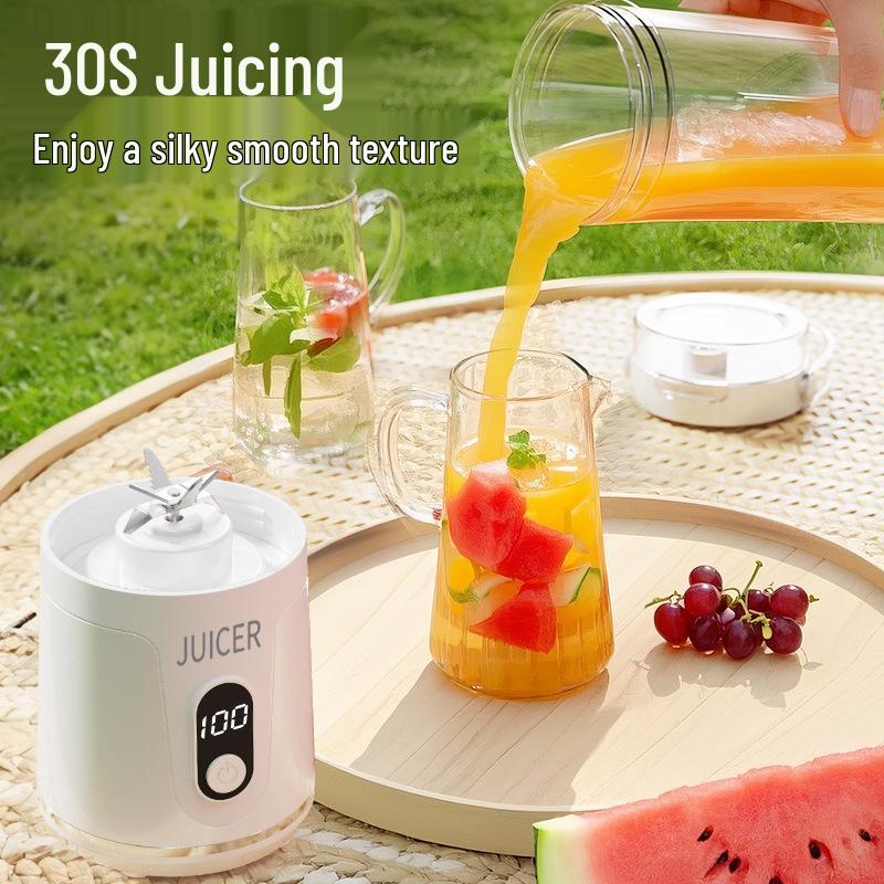 Portable Wireless Multifunctional Mini Juicer & Ice Crusher with Digital Display