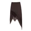 European and American style, new women's clothing, foreign style, lace splicing irregular skirt 345382
