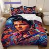 Elvis Presley Legendary Journey Bedding 1 Duvet Cover 2 Pillowcase Without Core Bedding Set Soft And Comfortable Christmas Birthday Gift