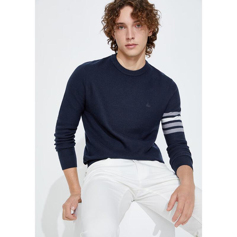 

Naviker Men s Cotton Cashmere Blend Round-Neck Sweater L
