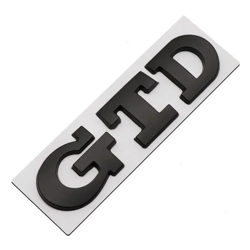 

3D Metal GTD Logo Emblem Badge Car Front Grill Rear Trunk Sticker For Volkswagen VW POLO Golf 4 5 6 7 7 MK2 MK4 MK5 MK6 MK7 MK8