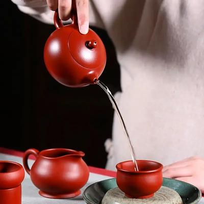 Purple Clay Teapot Teaware Household Tea , Portable Authentic Yixing Handmade Tea Pots