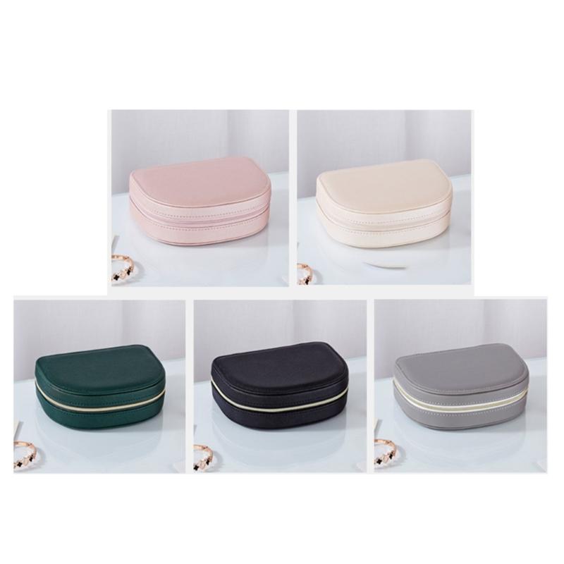 Elegant Jewelry Organization Case Professional Jewelry Storage Holder Box Practical Leather Case for Safekeeping