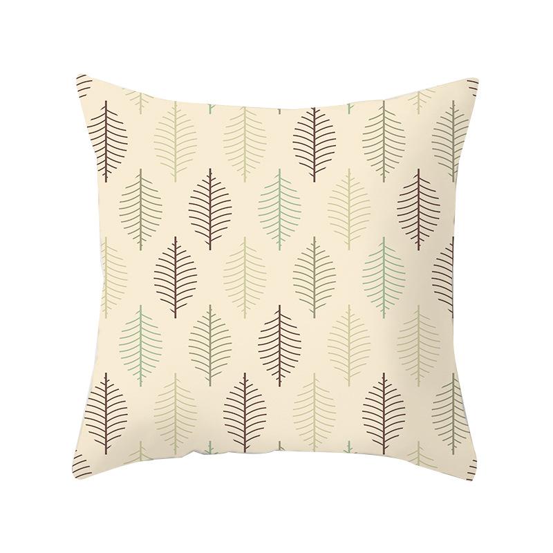 Neuer Karomuster Geometrischer Kissenbezug Haus Sofa Kissenbezug