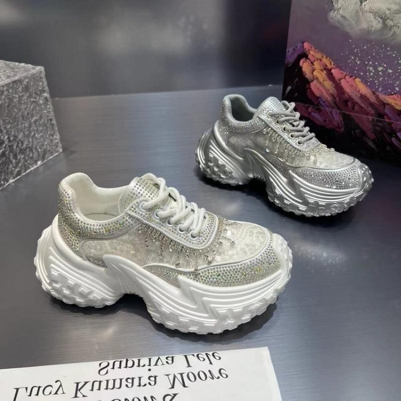 hot sale Fashion Women Sneakers 2024 Platform Casual Shoes For Woman Shoes Mesh Breathable Platform sneakers women luxury shoes