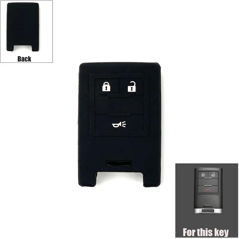 Car accessories Silicone Remote Key Case Cover For Cadillac XTS ATSL SLS CTS XTS SRX XLR DTS ATSL / Chevrolet Corvette Captiva
