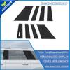 8Pcs Window Pillar Post Panel Decor Sticker Trim Decal For Ford Expedition 2018+
