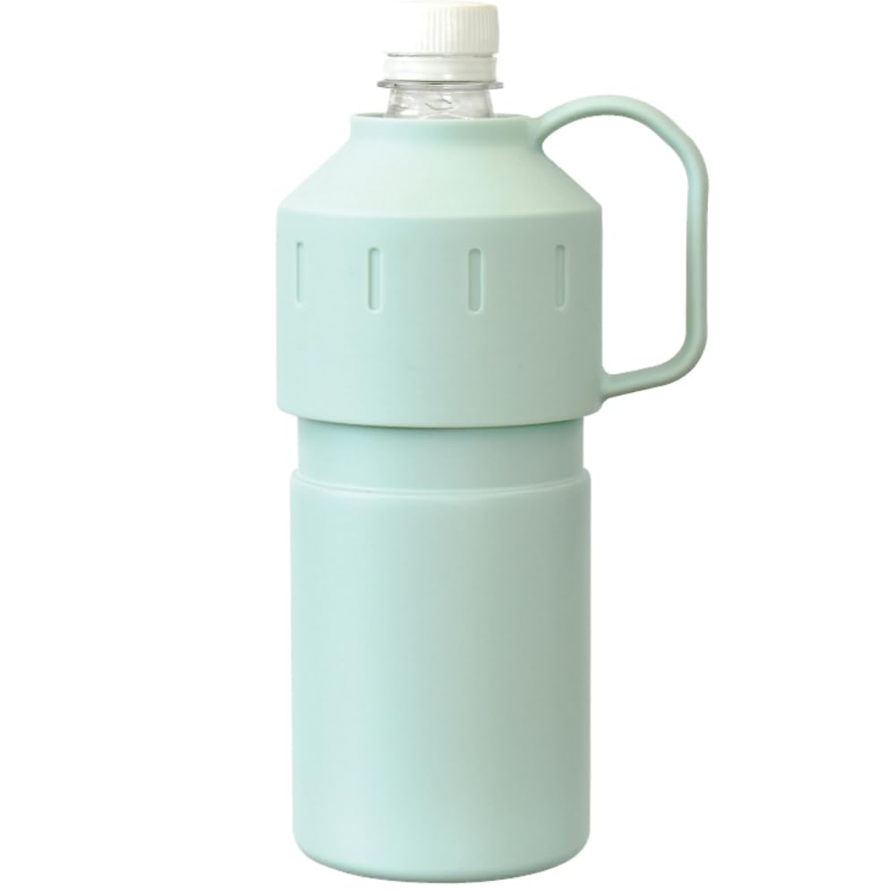 

Park Lane Water Bottle Holder, Mint Blue, Keeps Water Bottles Cold, 500ml650ml Capacity, Vacuum Insulated, with Handle