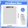 4 writing boards educational stickers with metal clips A4 letter sized clipboard 12.5 x 9 inch office and school file racks