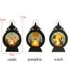 Pattern Hanging Ornament Halloween Decor Vintage Lantern Small Wind Light Halloween Party Layout
