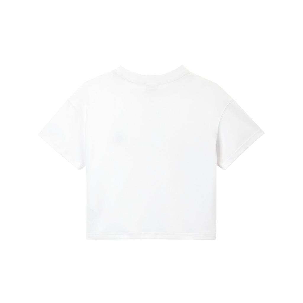 Nike Logo Print Crew Neck Short Sleeve T-Shirt Women Tops White FD2717-121