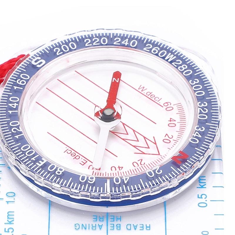 Multifunctional Keychains Compasses Portables Navigation Hiking Equipment for Campers and Explorers