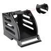 Label Holder for Thermal Label Roll and Fanfold Labels, Black