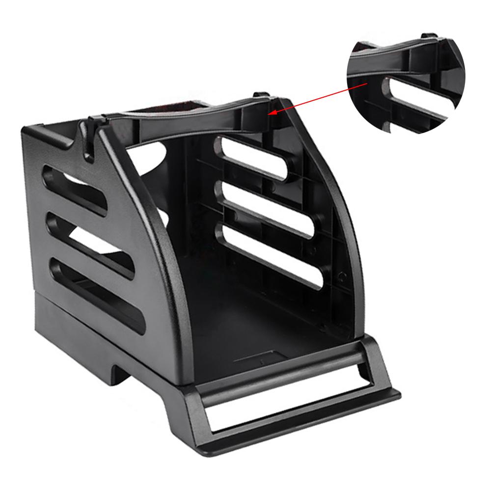 Label Holder for Thermal Label Roll and Fanfold Labels, Black