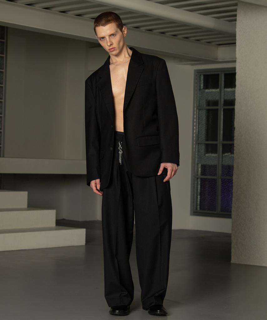 Decoroso Tailor Oversized Wide Setup Suit [Black]
