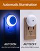 4-Pack EU Plug Light-Controlled Night Lights for Bedroom, Living Room, and Bathroom