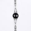 Led Electronic Watch With Bracelet For Women Girls Touch Control Screen Digital Ladies Wristwatch Alloy Band Light Luxury Clock