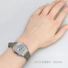 CASIO Watch Vintage Series Octagon Silver x Gray Leather Band LA680WEL-8A2 Women's