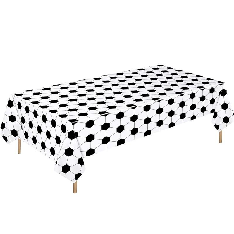 Green Football Disposable Tablecloth Decoration Decoration World Cup Party Supplies Party Tablecloth