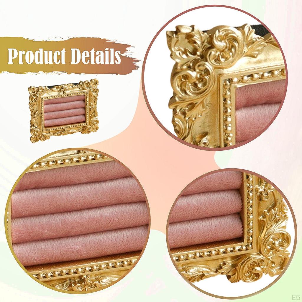 Vintage Display Stand Baroque Holder Photo Prop Ear Studs Organizer for Vendor, Desk, Store, Counter