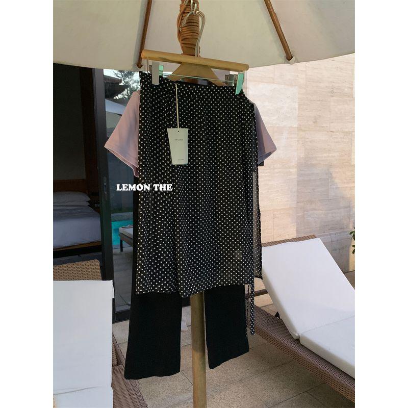 

Фруктовое Зеленое Весеннее Бандажное Платье Инс Маленький Слинг