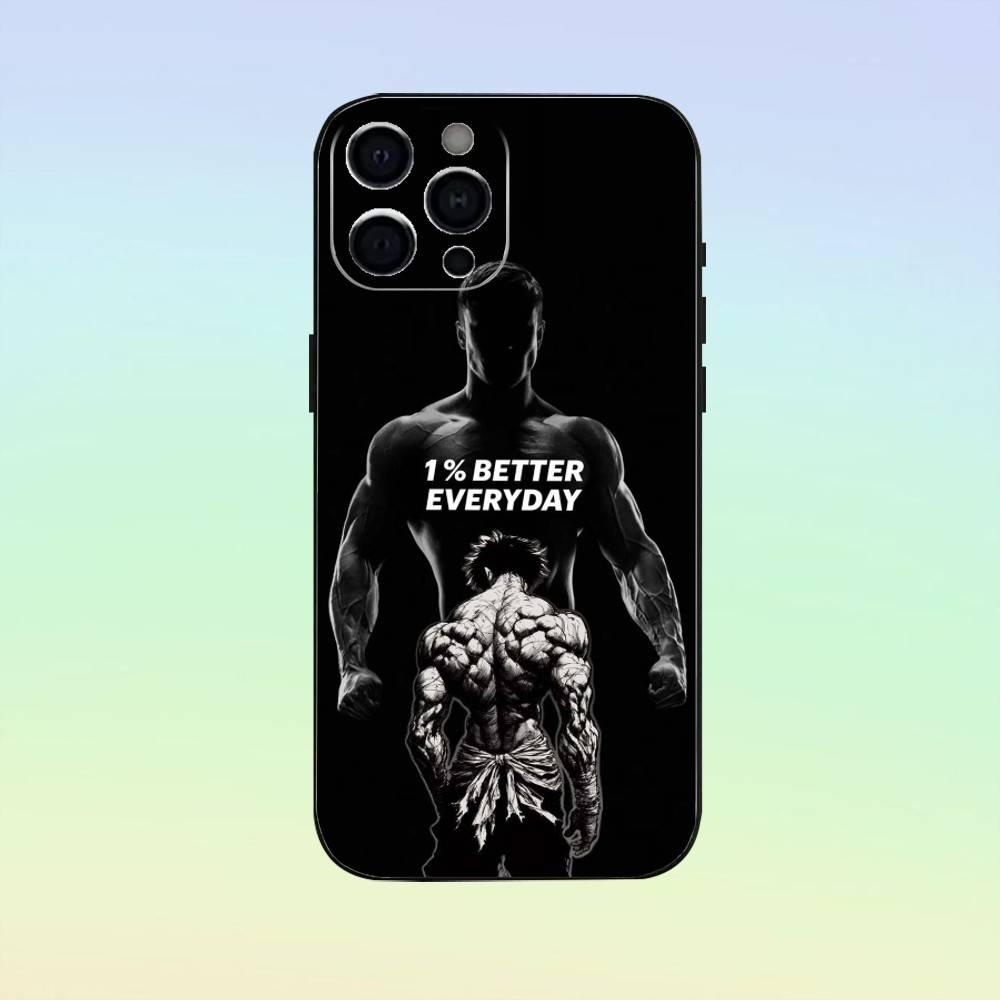 Bodybuilding Gym Fitness Phone Case   For iPhone17,16,15,14,13,12,11 Plus,Pro Max Soft Black Cover