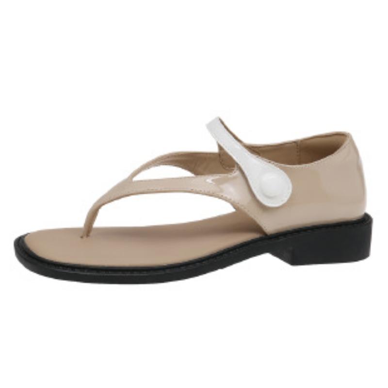 

Шлепанцы Противоскользящие Новые Стильные Туфли Женская Обувь Пляжные Шлепанцы на Плоской Подошве 42 бежевый