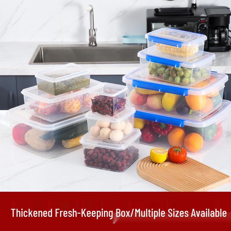 Zhaoran 3.3L Rectangular Transparent Food Storage Container