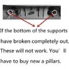 A Pillar Grab Handle Repair Aluminum Compatible with 02-09 Ram 1500 2500 3500