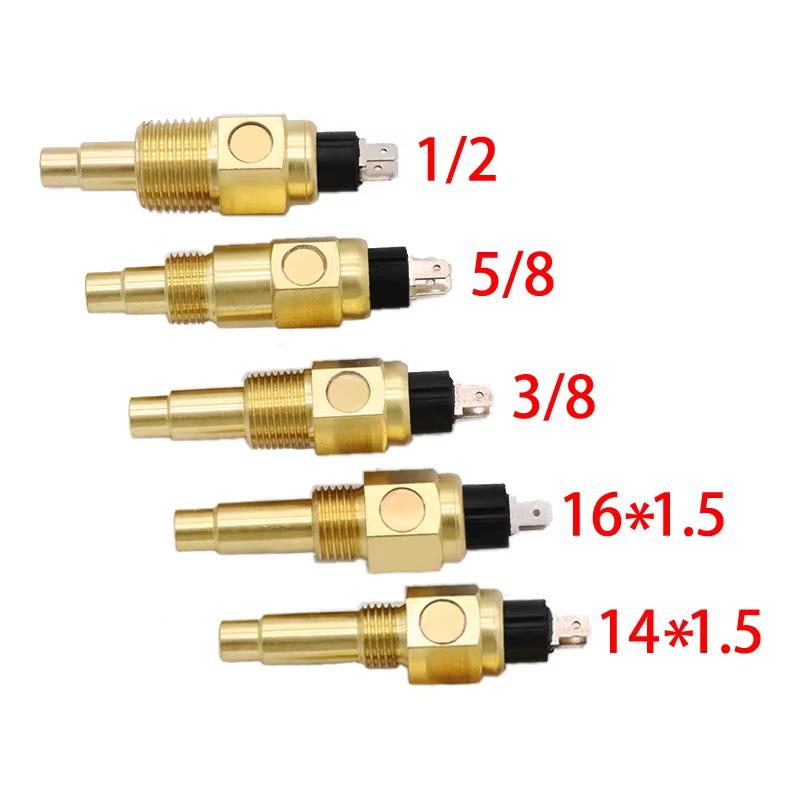 M14*1.5 3/8 17mm 1/2 21mm 5/8 16mm NPT M16*1.5 Engine Water Temperature Sensor for VDO 98 ± 3 ℃ Alarm Universal Generator Part Coolant Temperature