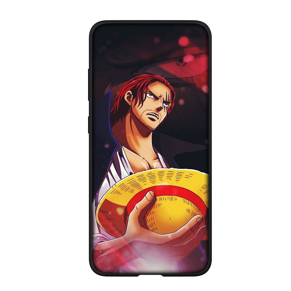 Für Motorola Moto Edge 70 60 50 G54 G86 Samsung Galaxy S25 iPhone 17 16 15 Xiaomi Redmi Note 14 13 Pro Max Hülle Rotschopf Shanks Luffy One Piece Cover