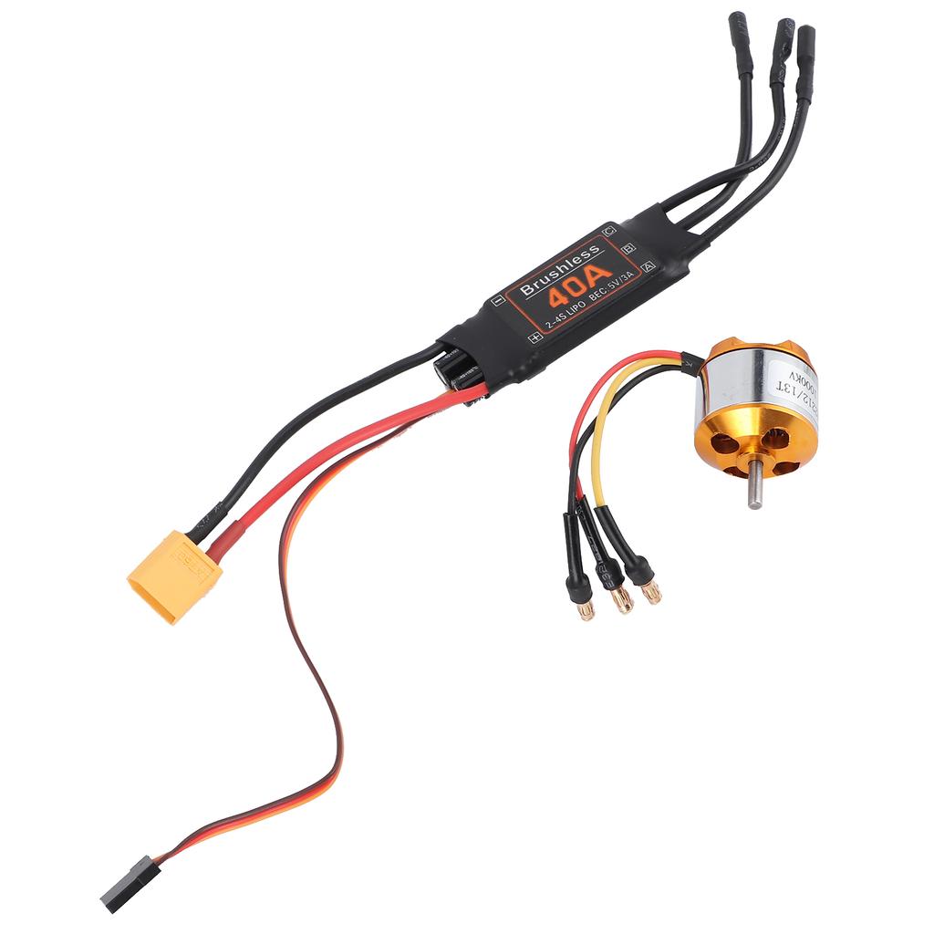 2212 1000KV Motor 40A Brushless ESC Set Accessories for RC Drone Helicopter FPV Model