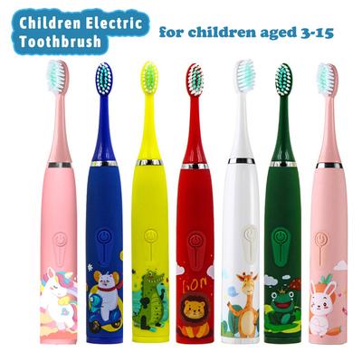 Kinder Sonic elektrische Zahnbürste Cartoon Kinder mit ersetzen den Zahnbürstenkopf Ultraschall elektrische Zahnbürste Sonic Bürstenkopf
