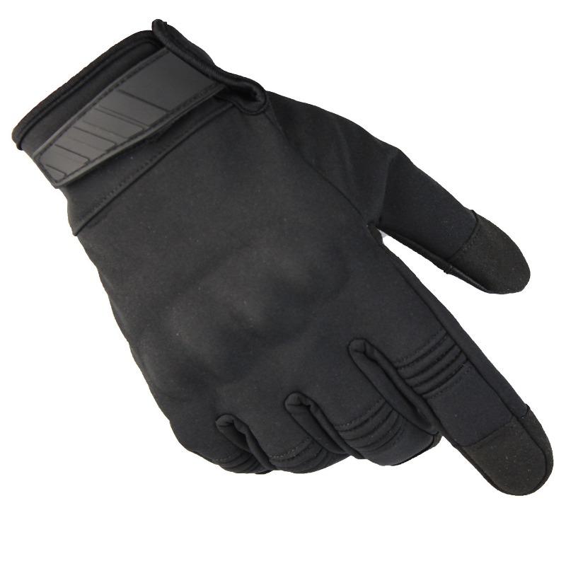

Outdoor Tactical Warm Adult Gloves Windproof Waterproof Anti Slip Military Fan Protective Motorcycle Riding Plus Velvet Men XL