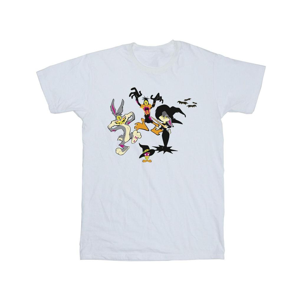 Looney Tunes Girls Halloween Friends bomull T-skjorte