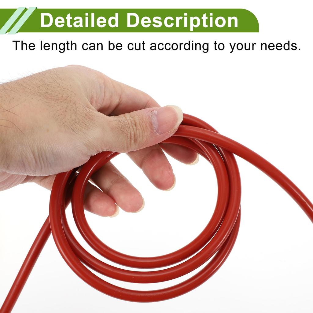 HOPESPANNER 5Ft 1/8" 3.0mm ID 2mm ThickNe-ss Silicone Vacuum Tube