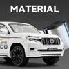 1/18 Toyota Prado Land Cruiser SUV Alloy Model Car Toy Diecasts Casting Sound and Light Car Toys for Children Vehicle