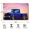 Vintage Metal Car Sign Decor Gift For Auto Lovers Garage Wall Art
