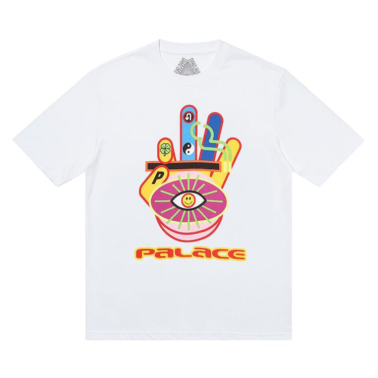 Palace Hippy Cig T-Shirt White Unisex Tops P18TS094 L