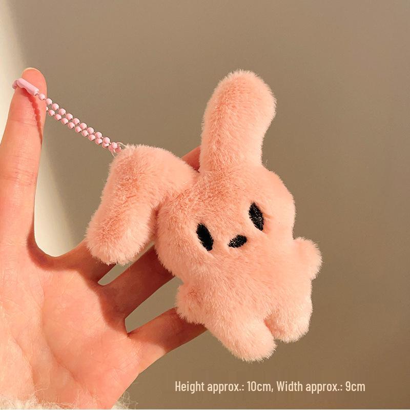 Plush Cartoon Keychain Pendant - Cute Doll Accessories for Bags and Gifts