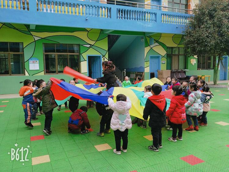 Rainbow Parachute Whack-a-Mole: Early Education Sensory Training for Parent-Child Outdoor Play
